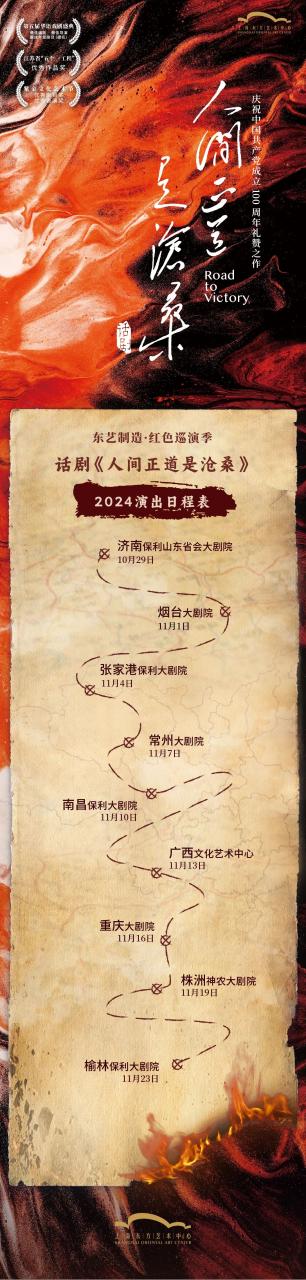 2024话剧《人间正道是沧桑》张家港站11月4日正式开启！（附演出日程表）插图(3)