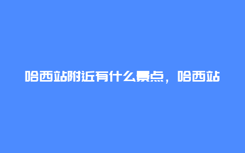 哈西站附近有什么景点，哈西站的位置