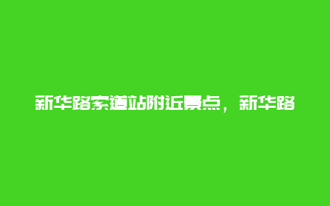 新华路索道站附近景点，新华路索道多少钱