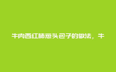 牛肉西红柿葱头包子的做法，牛肉西红柿葱头包子的做法视频