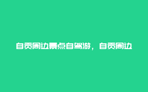 自贡周边景点自驾游，自贡周边景点自驾游攻略