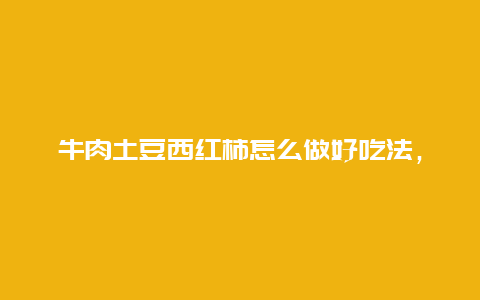 牛肉土豆西红柿怎么做好吃法，土豆西红柿烧牛肉怎么做好吃