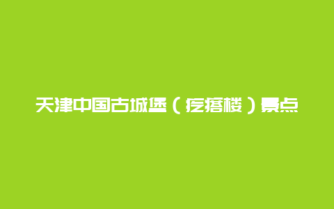 天津中国古城堡（疙瘩楼）景点介绍