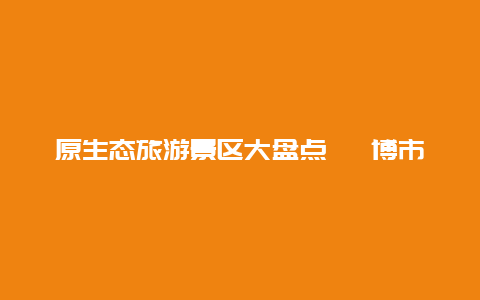 原生态旅游景区大盘点 淄博市近郊旅游景区齐王山旅游风景区？