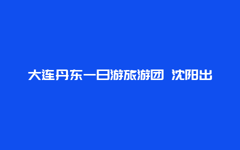 大连丹东一日游旅游团 沈阳出发朝鲜七日游价格？