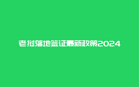 老挝落地签证最新政策2024年 现能正常签证的国家？