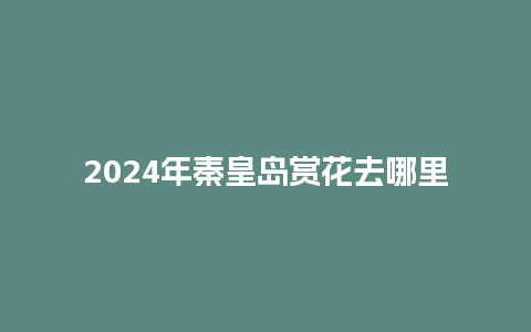 2024年秦皇岛赏花去哪里