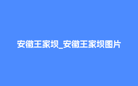 安徽王家坝_安徽王家坝图片