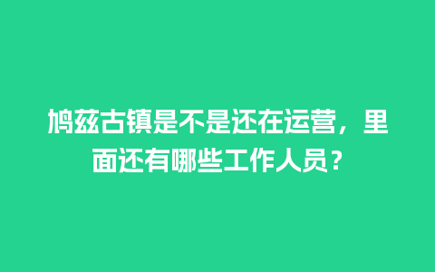 鸠兹古镇是不是还在运营，里面还有哪些工作人员？