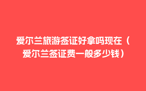 爱尔兰旅游签证好拿吗现在（爱尔兰签证费一般多少钱）