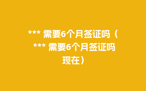 *** 需要6个月签证吗（ *** 需要6个月签证吗现在）